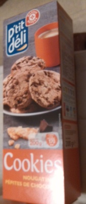 Cookie nougatine choco front packaging