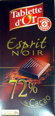 Chocolat noir 72% cacao