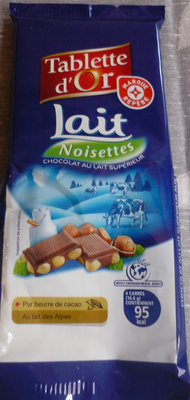 Chocolat Lait Noisettes