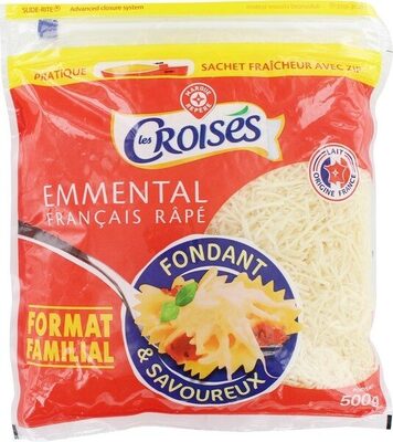 Emmental râpé 29% Mat. Gr front packaging