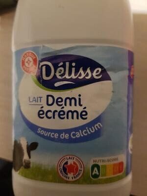 Délisse - Lait demi-écrémé