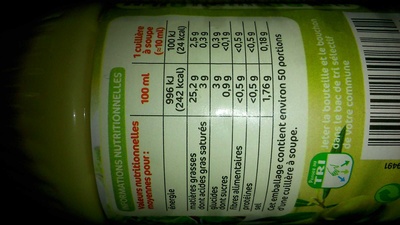 Vinaigrette olive citron