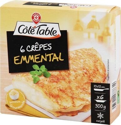 6 Crêpes emmental front packaging