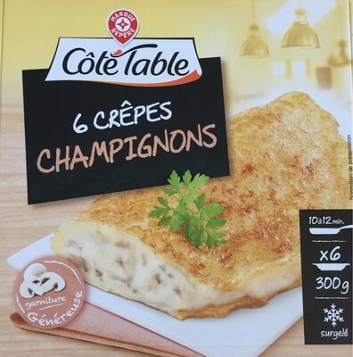 6 crêpes champignons front packaging