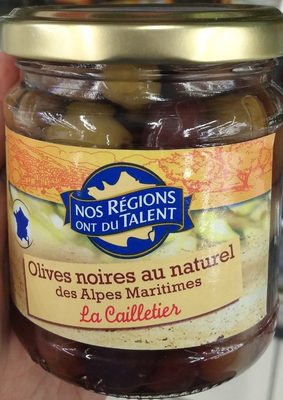 Olives Noires au Naturel des Alpes Maritimes La Cailletier