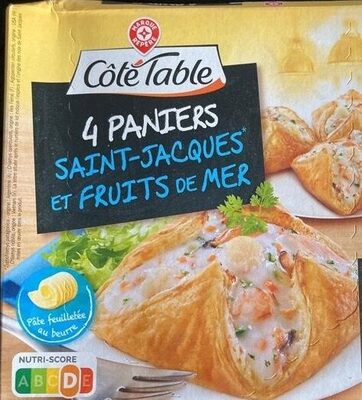 4 Paniers Saint-Jacques et Fruits de Mer front packaging