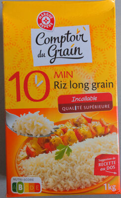 Riz Long Grain front packaging
