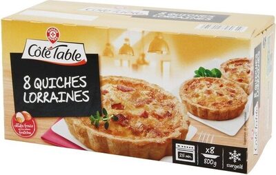 8 Quiches Lorraine