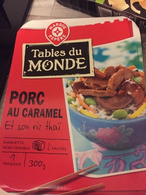 Porc au caramel et son riz thaï