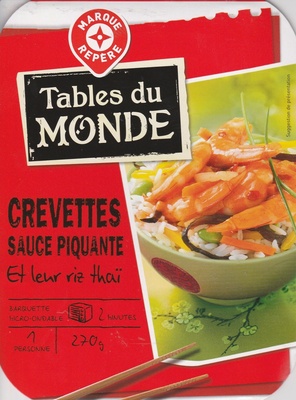 Crevettes sauce piquante