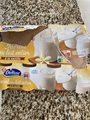 Yaourt au lait entier à la vanille