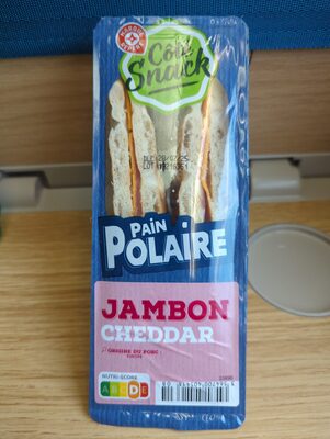 Sandwich polaire jambon-cheddar