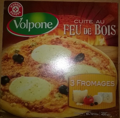 Pizza cuite au feu de bois 4 Fromages