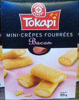 Crêpes fourrées saveur bacon