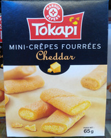 Petites crêpes fourrage cheddar