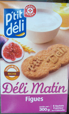 Biscuits petit déjeuner à la figue