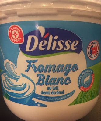 Fromage Blanc au lait demi-écrémé front packaging