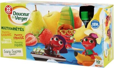 Spécialié de fruits sans sucre ajouté x12 front packaging