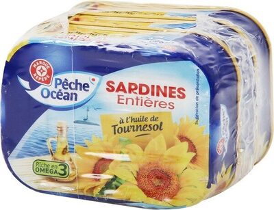 Sardine huile de tournesol front packaging