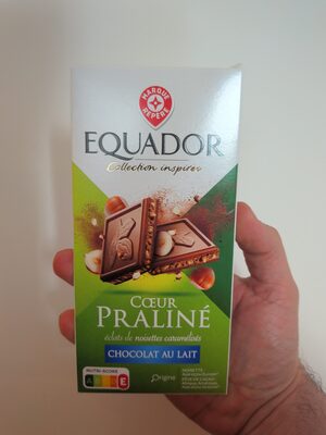 tablette d'or praliné lait aux éclats de noisettes caramélisés front packaging