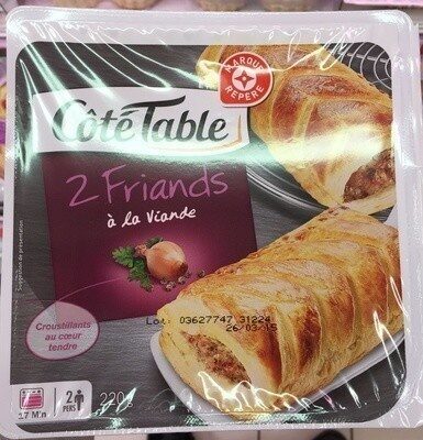 2 friands à la viande