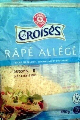 Fromage allégé 15%mg rapé