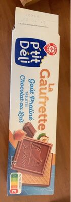 Gaufrettes praliné recouvertes de chocolat au lait