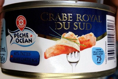 Pêche océan - Crabe royal du sud front packaging