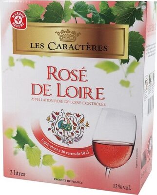 Rosé de Loire A.O.C. - Bag-in-Box® front packaging