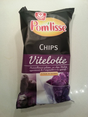 Chips vitelotte front packaging
