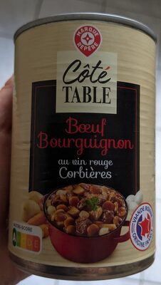 Boeuf bourguignon au vin rouge Corbières