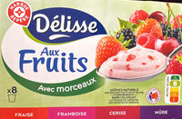 Yaourts aux Fruits rouges avec morceaux