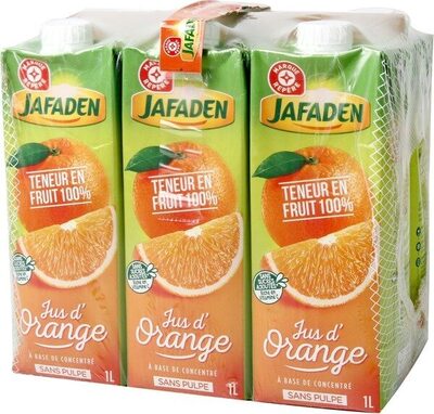 Jus d'orange à base de concentré 1l UNITÉ