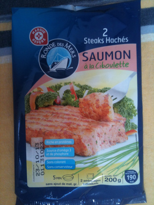 Hachés au saumon à la ciboulette