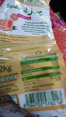 Spécial jus front packaging