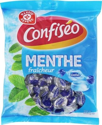 Bonbons menthe dure front packaging