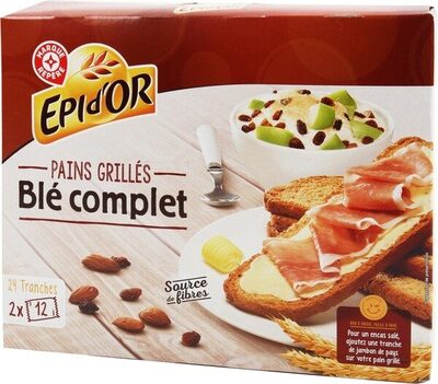 Pains grillés  Blé complet