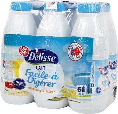 Lait demi-écrémé réduit en lactose bouteille