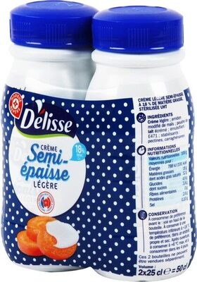 Crème Semi-Épaisse Légère