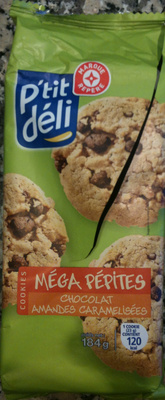 Mega pepites chocolat amendes caramelisees