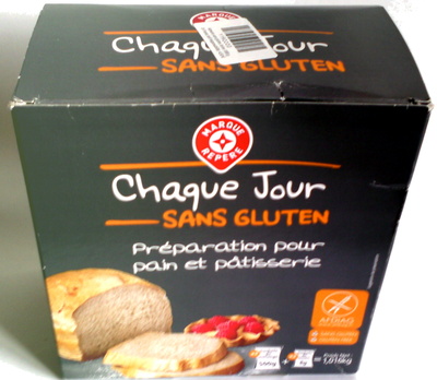 Préparation pour pain et pâtisserie front packaging