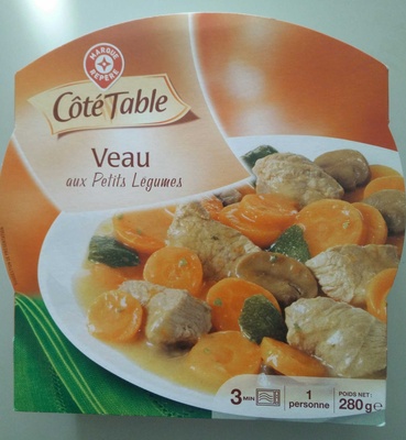 Veau et ses petits légumes