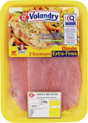 Escalopes de dinde extra fines x2