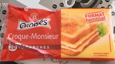 Spécial croque emmental front packaging