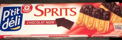 Sprits au chocolat noir