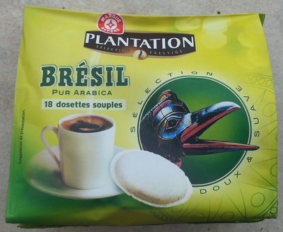 18 dosettes souples du bresil pur arabica