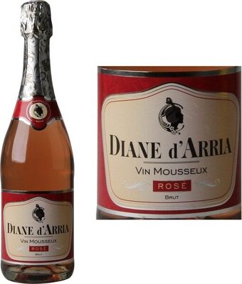 Vin mousseux brut rosé 11%