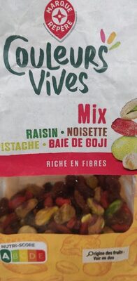 Mix raisin noisette pistache baie de goji