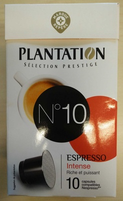 Capsules de café intense x 10