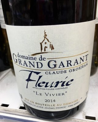 Fleurie "Le Vivier" 2014